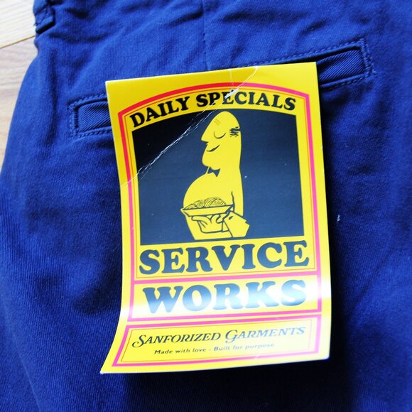 BNWT SS25 SERVICE WORKS DRILL PART TIMER SHORTS S & M & L - Picture 8 of 15